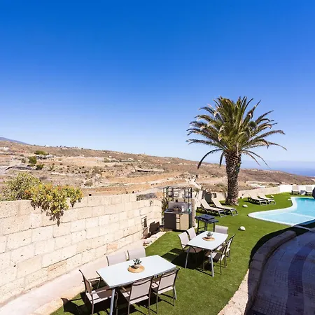 Oasis Tenerife Con Piscina Climatizada, Cocina Exterior Y Barbacoa דירה El Draguito
