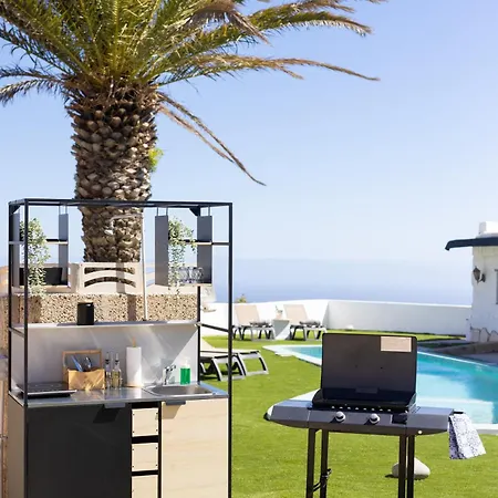 Apartman Oasis Tenerife Con Piscina Climatizada, Cocina Exterior Y Barbacoa El Draguito