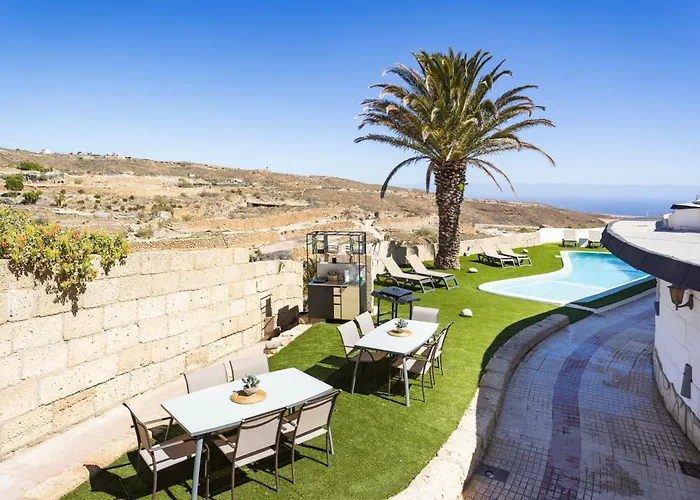 דירה Oasis Tenerife Con Piscina Climatizada, Cocina Exterior Y Barbacoa El Draguito