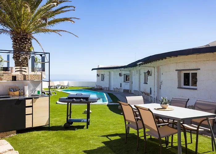 Oasis Tenerife Con Piscina Climatizada, Cocina Exterior Y Barbacoa Apartament