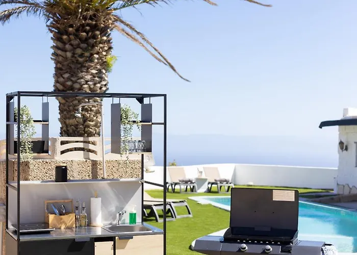 Oasis Tenerife Con Piscina Climatizada, Cocina Exterior Y Barbacoa