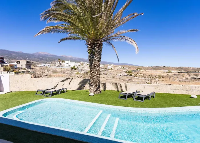 Oasis Tenerife Con Piscina Climatizada, Cocina Exterior Y Barbacoa