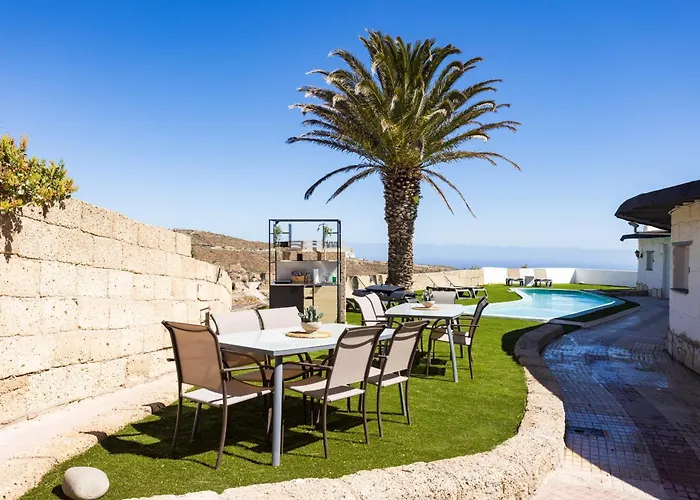 Oasis Tenerife Con Piscina Climatizada, Cocina Exterior Y Barbacoa *